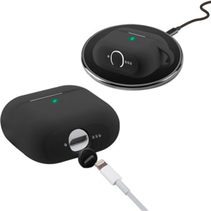 Pack ESSENTIELB étui de protection / coque noir - Compatible AirPods 4 et AirPods 5