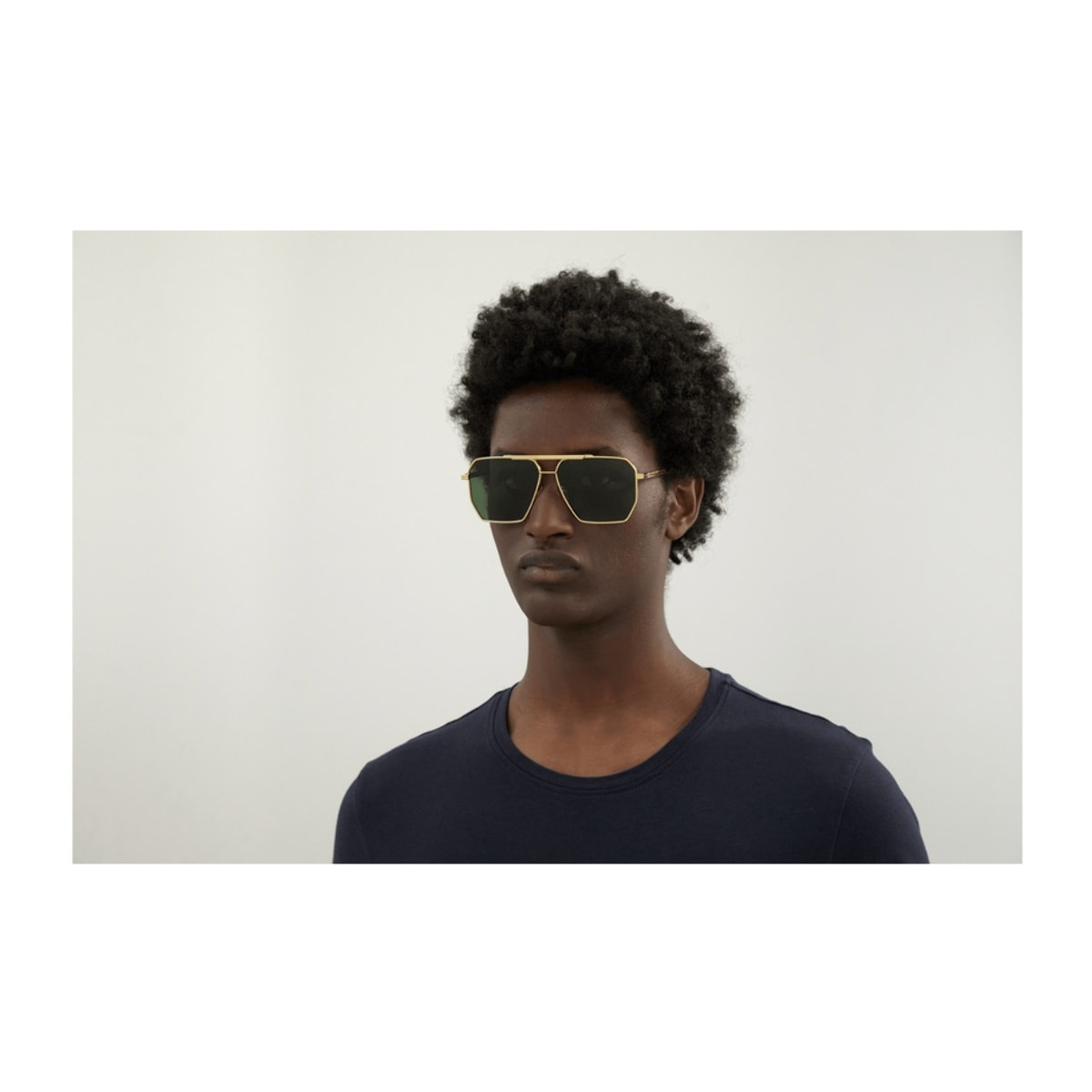 Gafas de Sol Bottega Veneta BV1012S-004 de Metal Hombre 60 mm