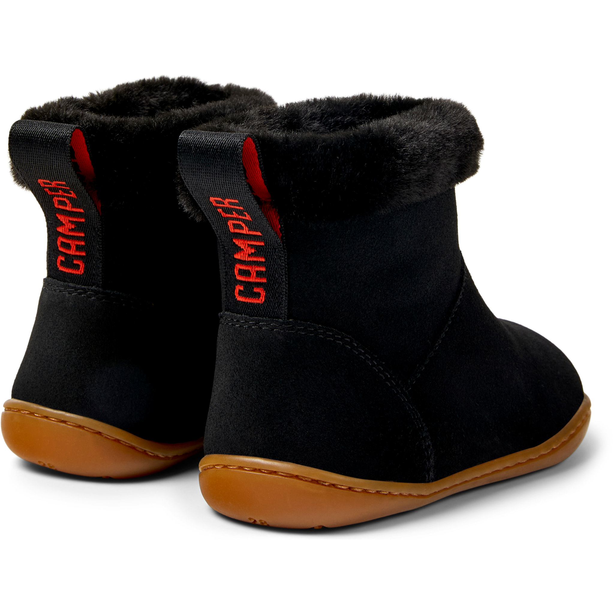 CAMPER Peu Cami - Botines Infantil Negro