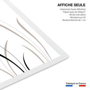 Affiche  scandi blés Affiche seule