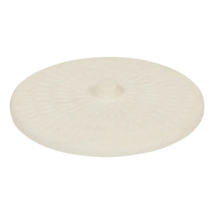 Boîte déco Sien D15,5cm céramique blanc