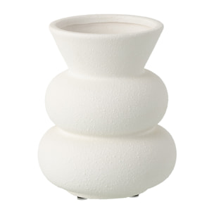 J-Line Vase Cône - céramique - blanc