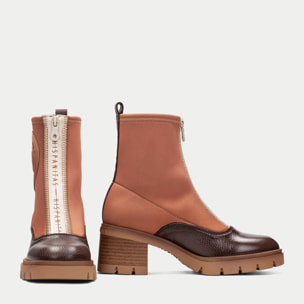 Botin Everest Marrón apricot 6 cm