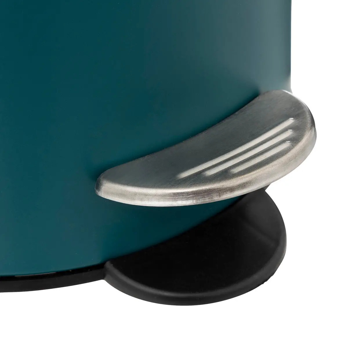 Poubelle soft close 3L "Modern Color" bleu pétrole