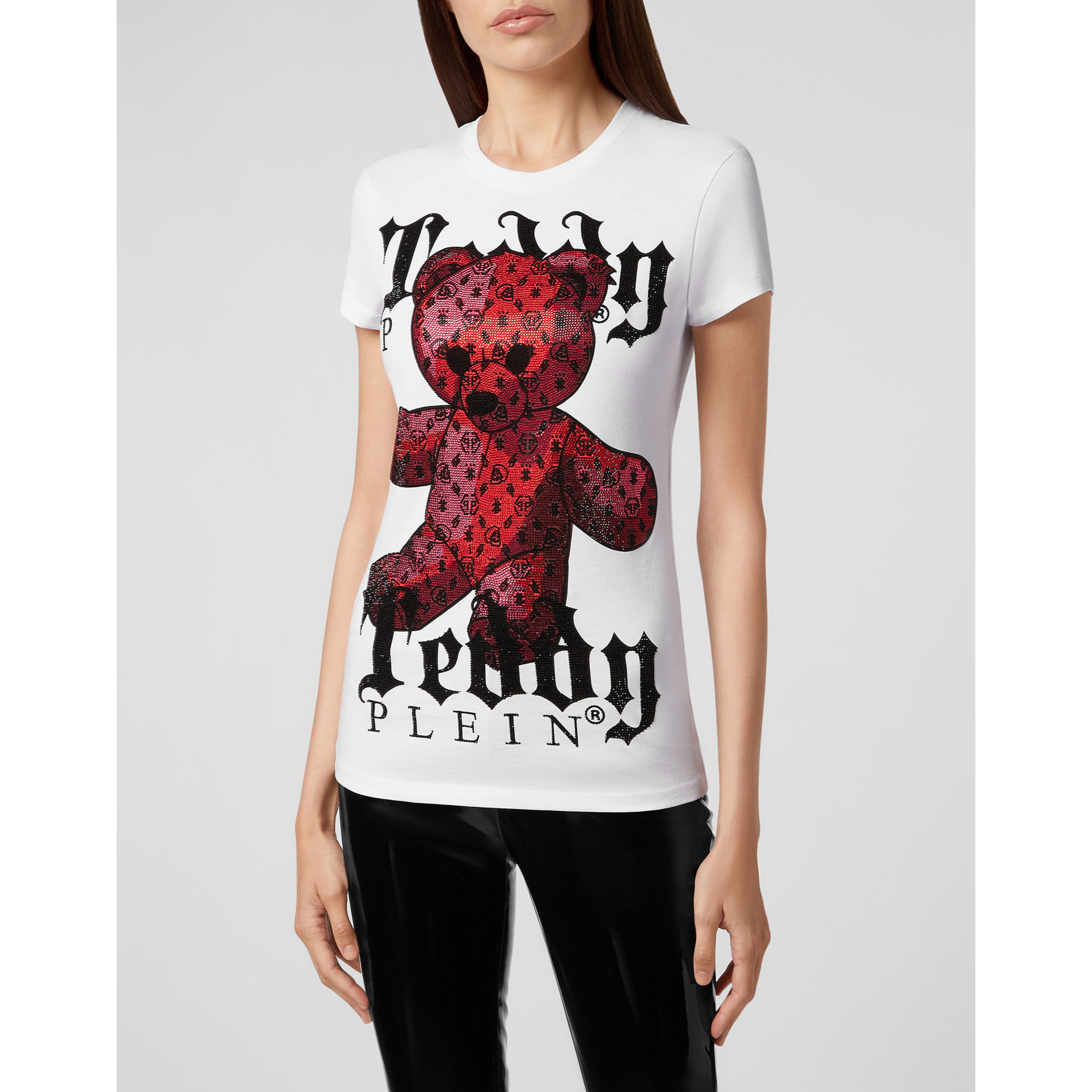 PHILIPP PLEIN T-Shirt Round Neck MONOGRAM
