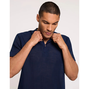 Camiseta Manga Corta Azul Marino - Frankie