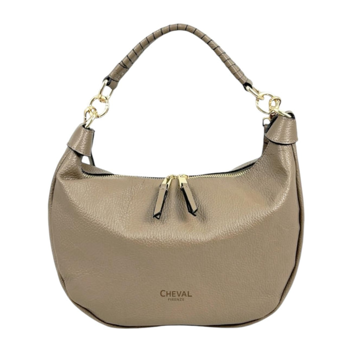 Borsa a spalla Cheval Firenze Noemi Taupe