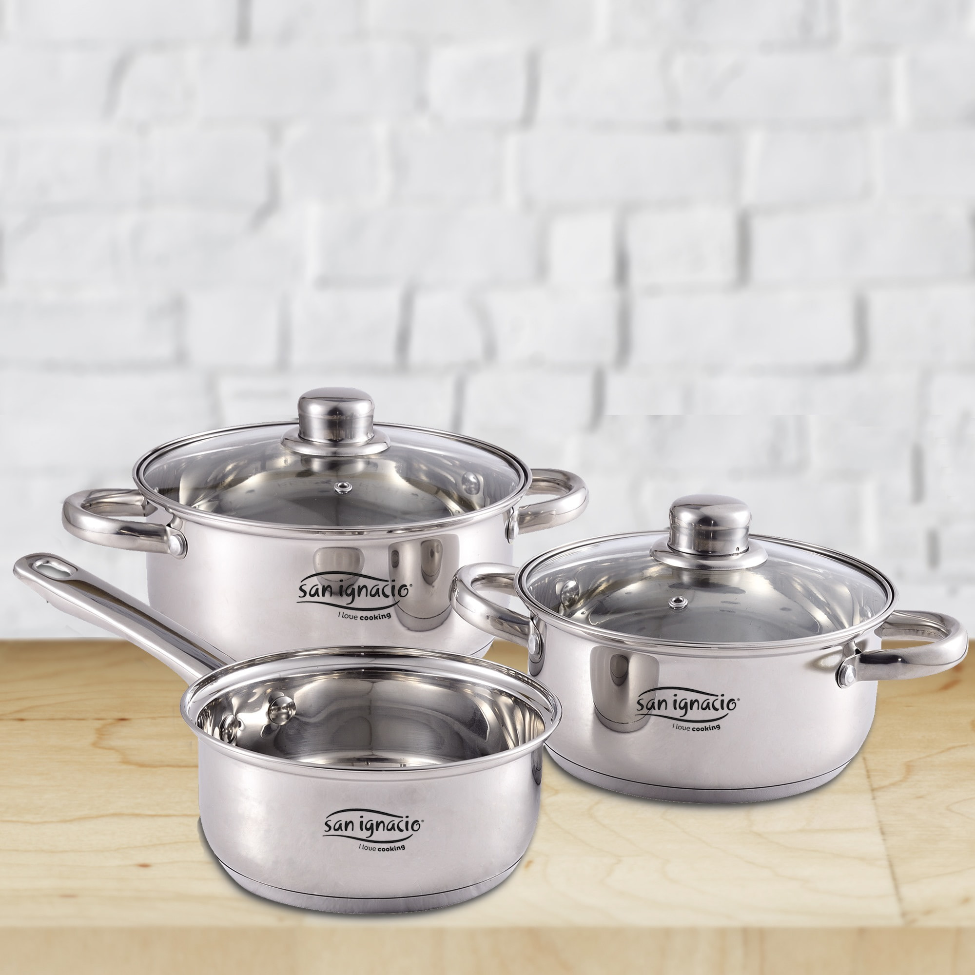 Bateria 5pcs acero inoxidable: San ignacio, colección Cassel