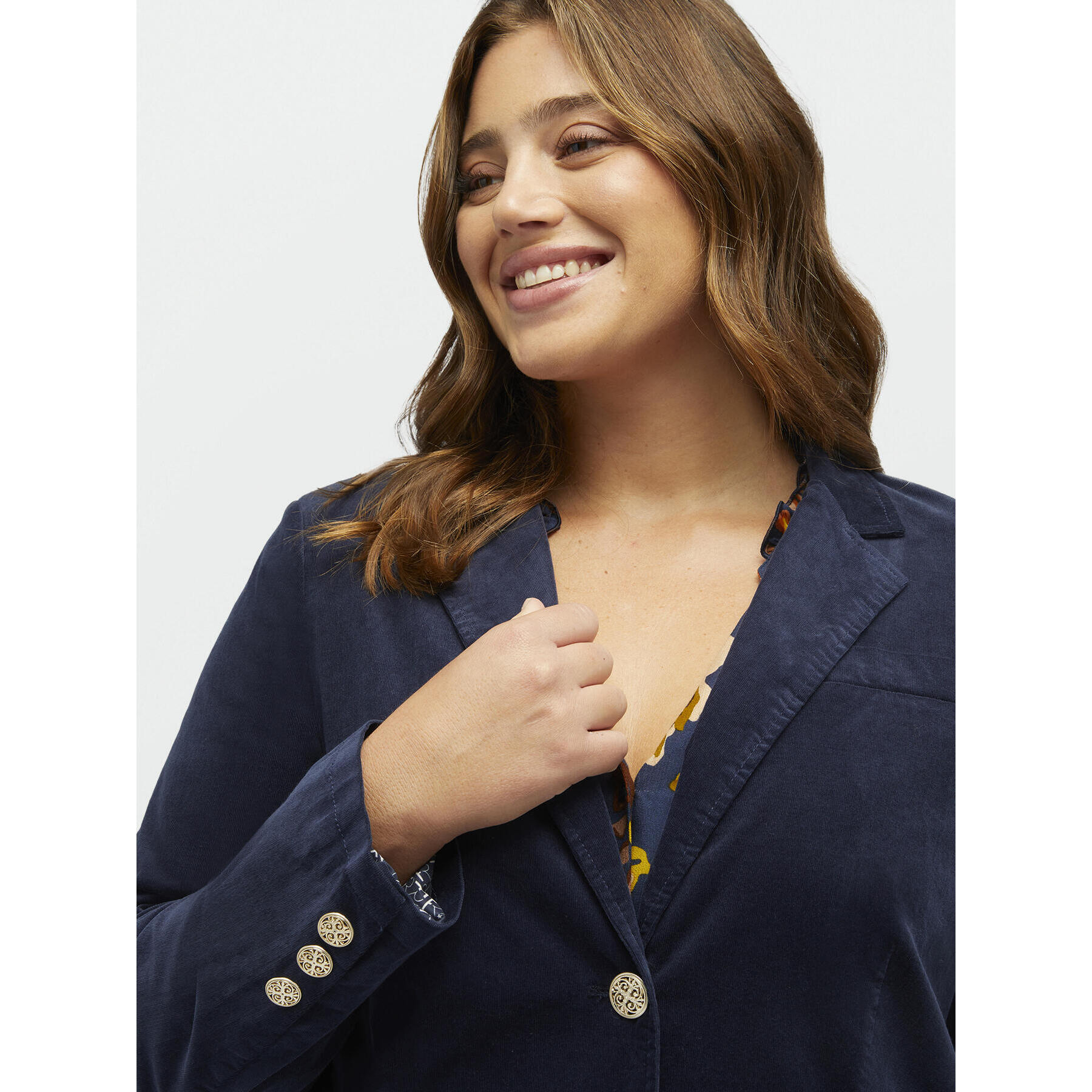 Fiorella Rubino - Blazer in velluto - Blu