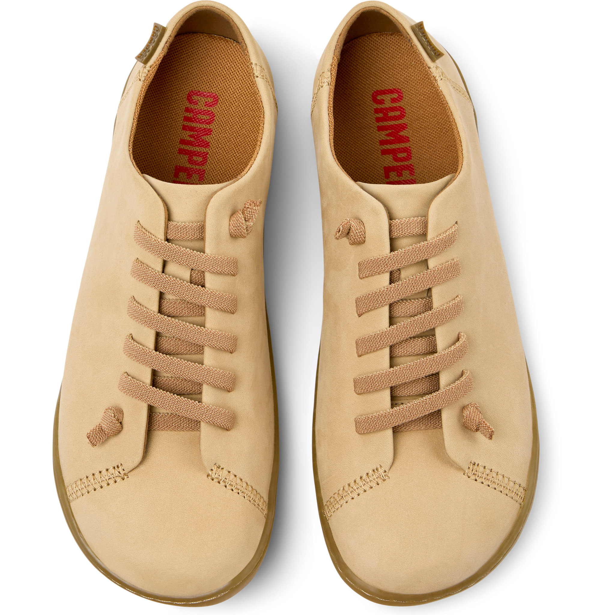 Sneakers - CAMPER Peu Cami - Beige - Pelle nabuk