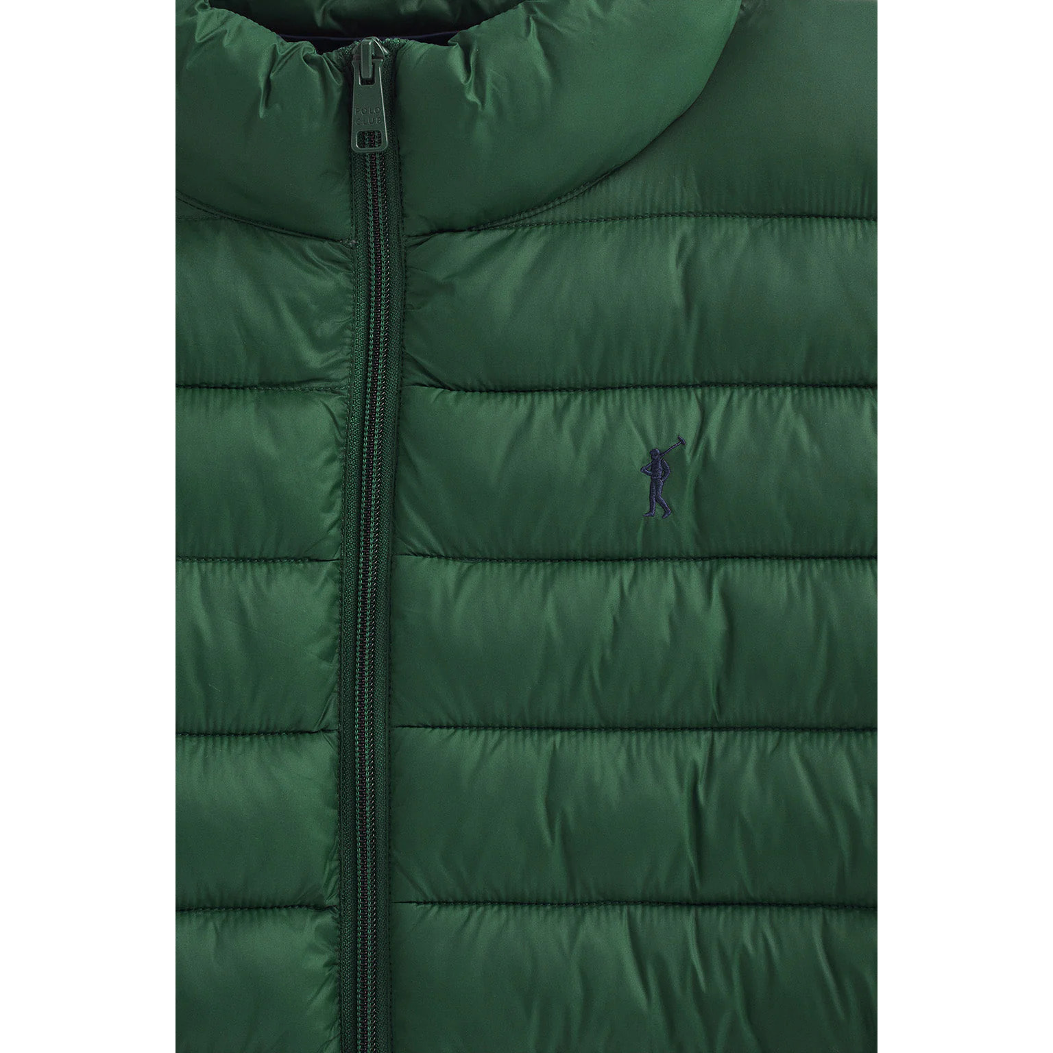 Chaqueta Chuck Embroidery verde botella con logo Rigby Go