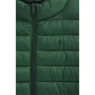 Chaqueta Chuck Embroidery verde botella con logo Rigby Go