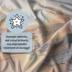 PARURE COPRIPIUMINO GOODNIGHT MATRIMONIALE - STAMPA DIGITALE 100% Microfibra