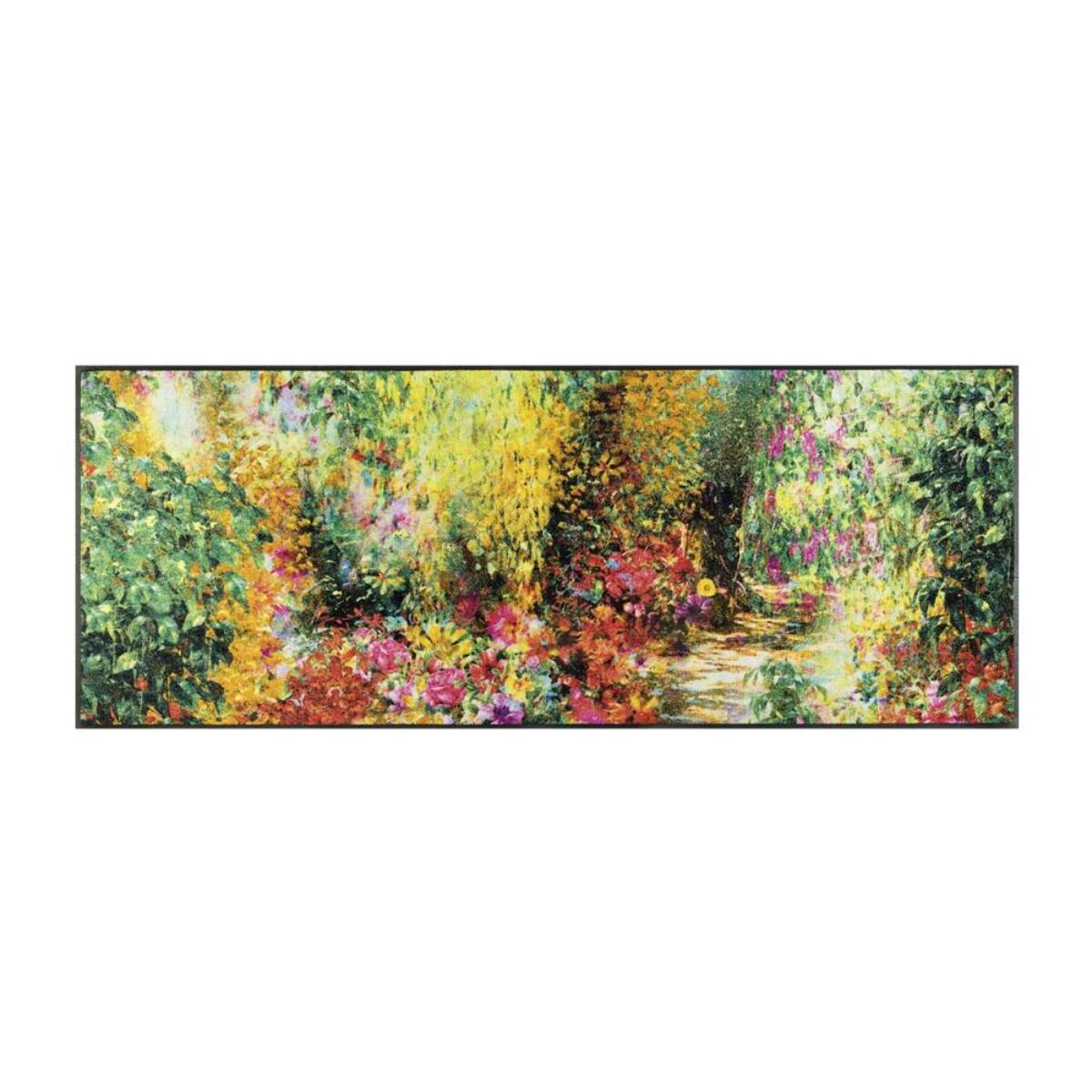 Paillasson tissé motif abstrait LONODA