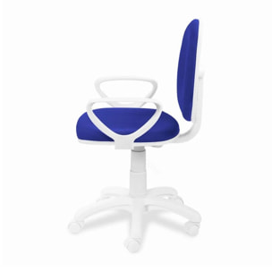 Silla de escritorio con ruedas y reposabrazos en azul 89-98 cm Dolphin Azul Dolphin