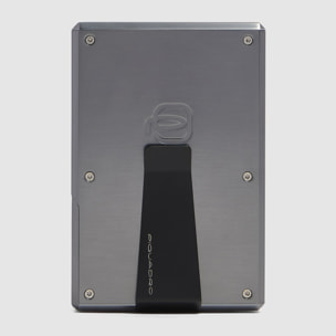 Piquadro Portacarte di credito MagSafe® in alluminio pelle