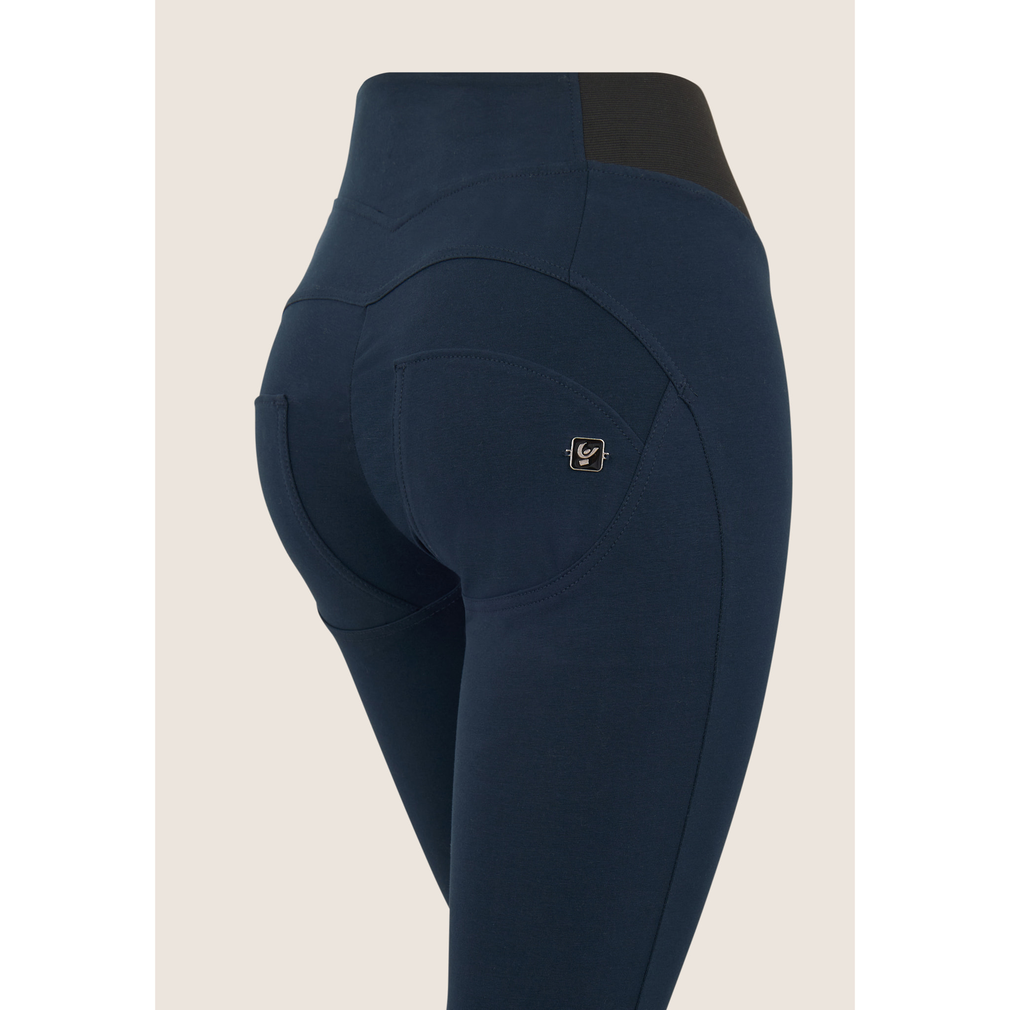 WR.UP® superskinny 7/8 vita alta con inserti jacquard