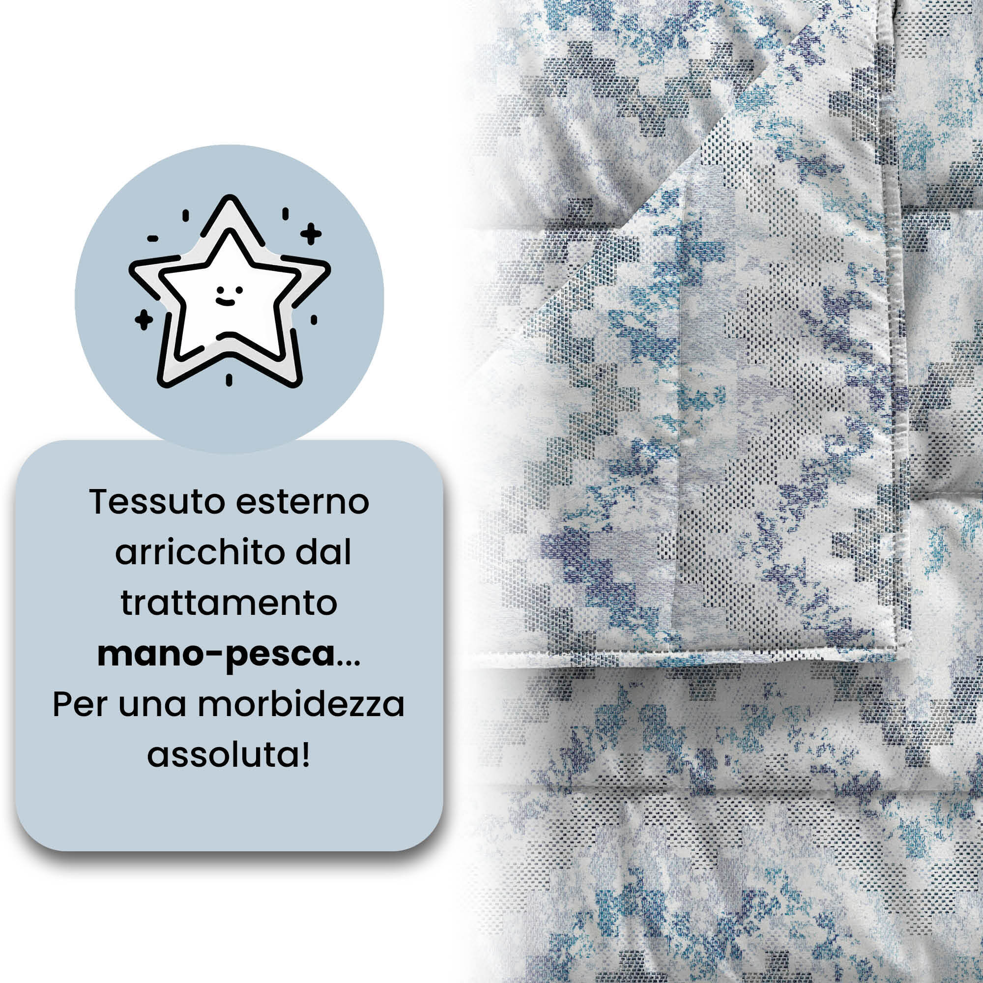 TRAPUNTINO ESTIVO BASIC, 100gr - Made in Italy - MATRIMONIALE