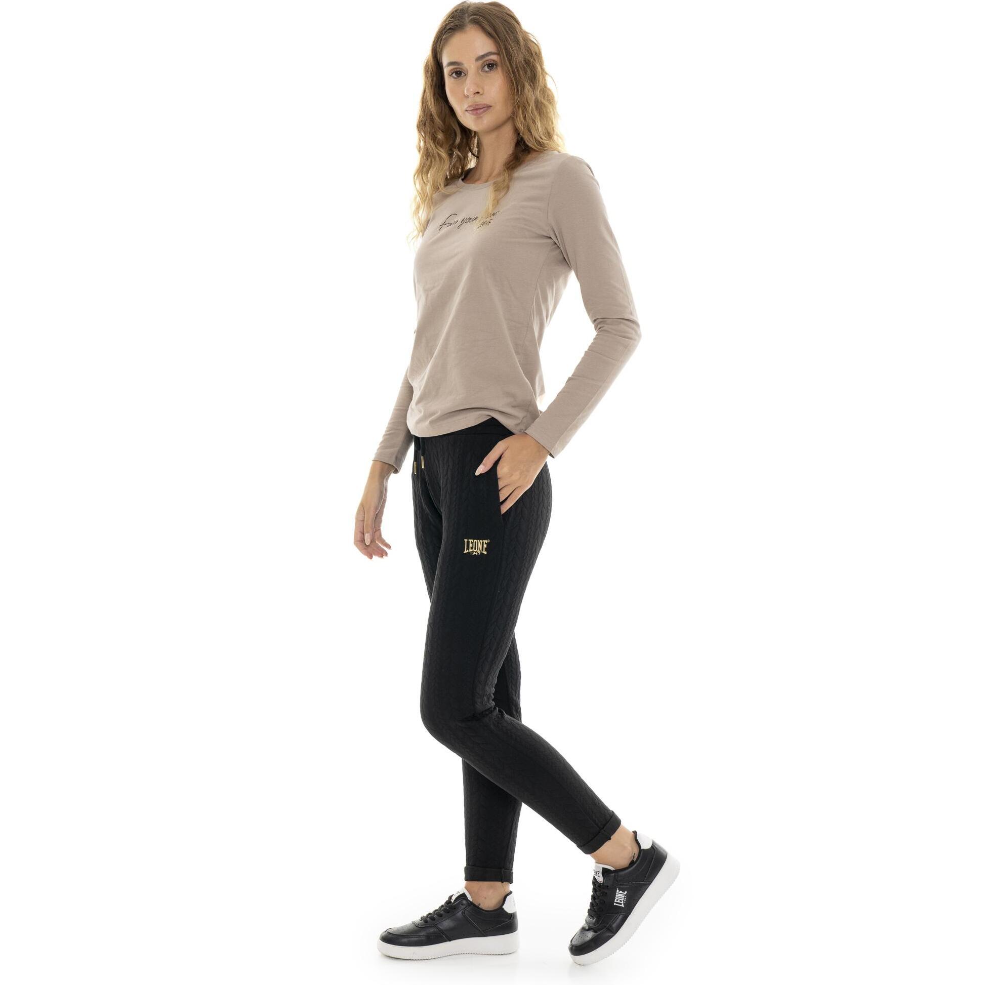 Pantalón trenzado de mujer de invierno 'relajado'