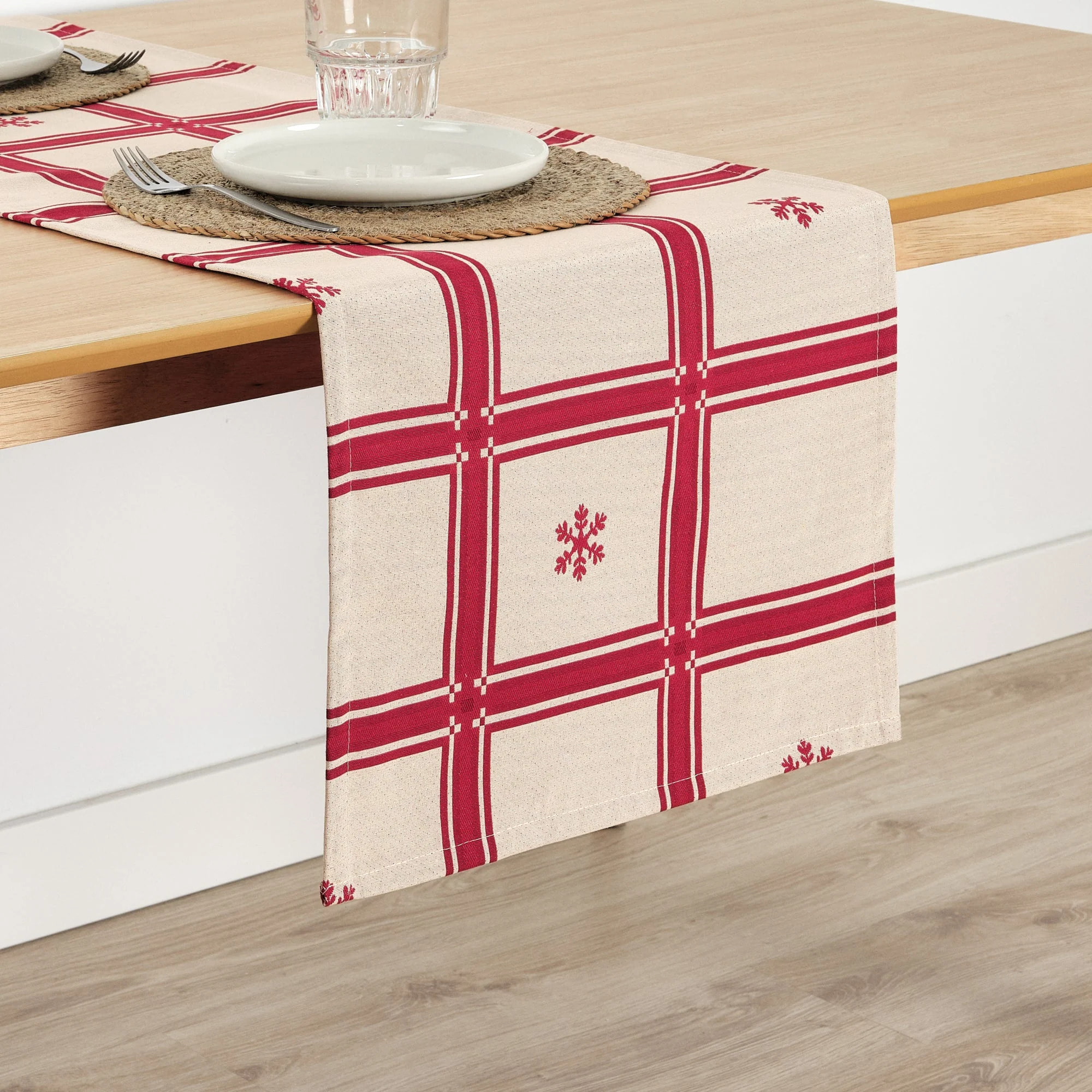 Chemin de table jacquard réversible 33742E