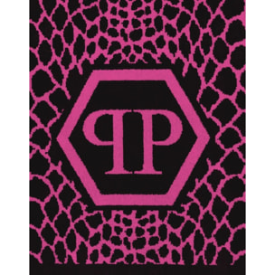 PHILIPP PLEIN Toalla de gimnasio PYTHON BEACH