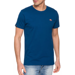 T-shirt in cotone 150 gr Hot Buttered Lizard Colore Blu Chiaro