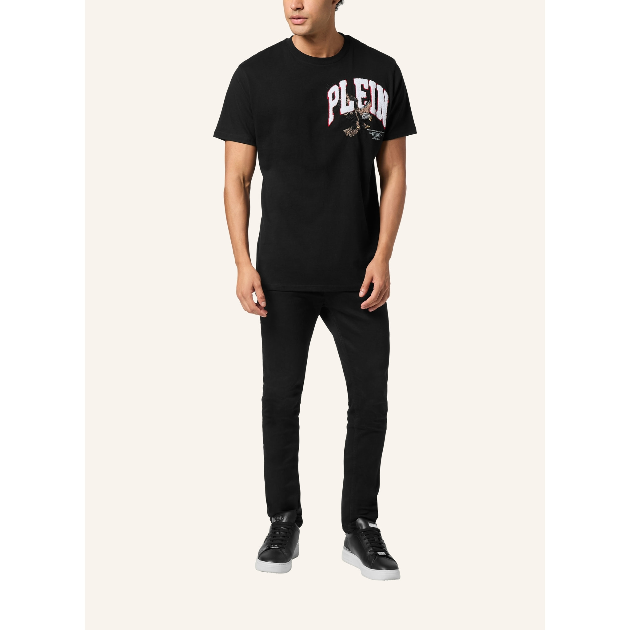 PHILIPP PLEIN T-Shirt Round Neck Ss EAGLE