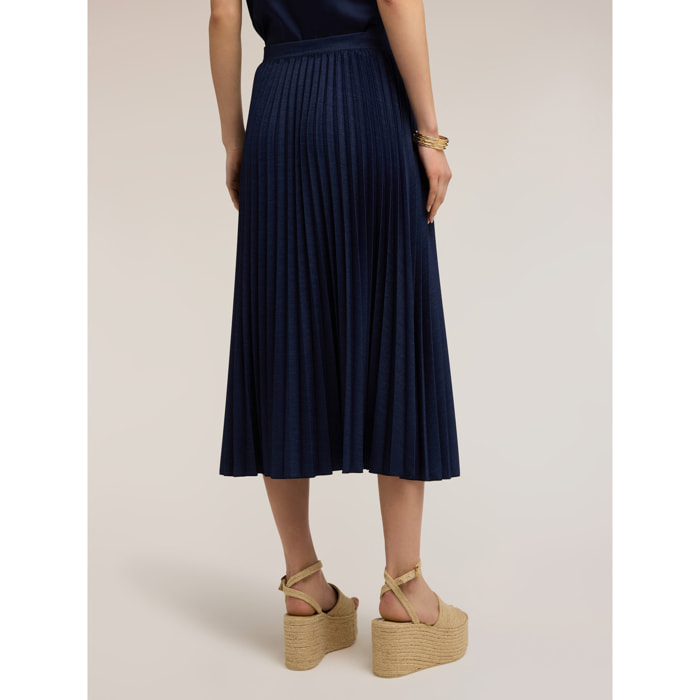 Motivi - Gonna plissé - Blu