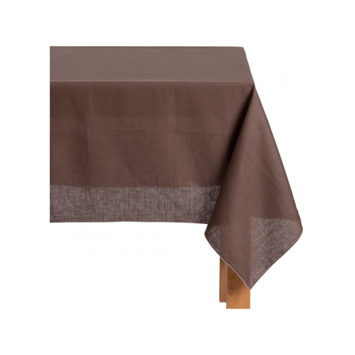 Nappe carrée en tissu 170x170 cm lin et coton - MILA