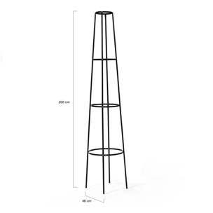 Tuteur pour rosier en métal 200cm