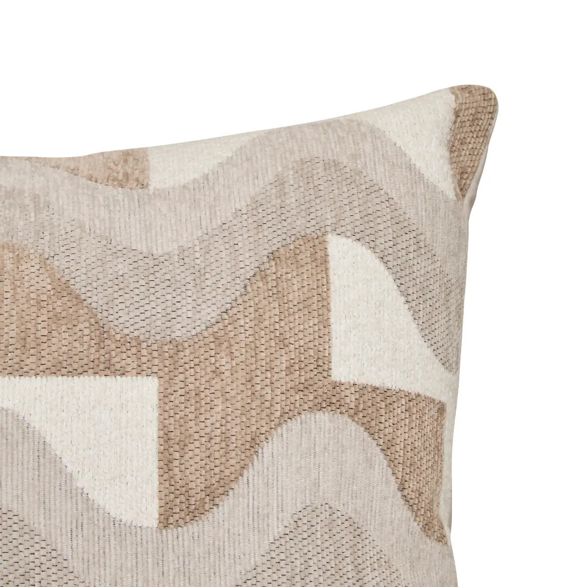 Coussin Floe beige lin 58x38cm