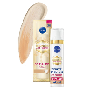 Nivea - CC fluide teinte Médium FPS30 Luminous 40ml