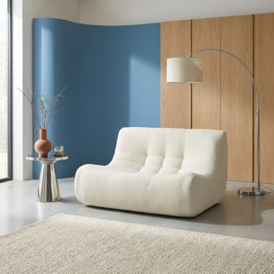 Chauffeuse bouclette texturée 2 places SOKOL