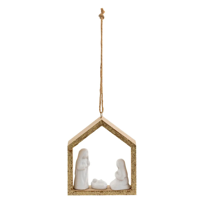 SDN RESINE CRECHE MAISON 13CM