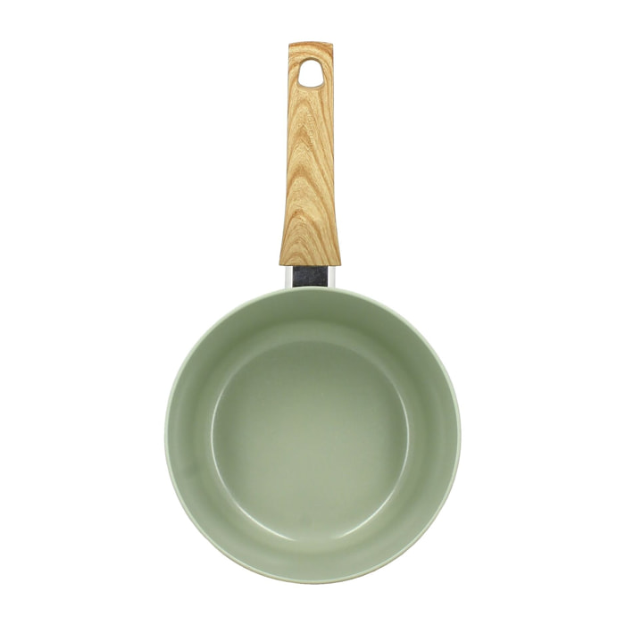 Casserole 20cm avec revêtement céramique céladon - tous feux COLORAMA