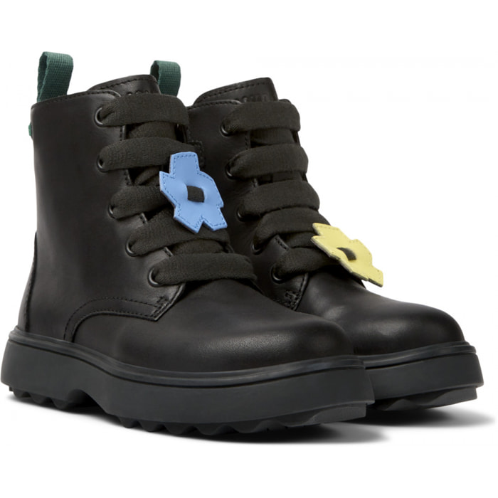 CAMPER Norte Twins - Botines Negro Infantil Unisex