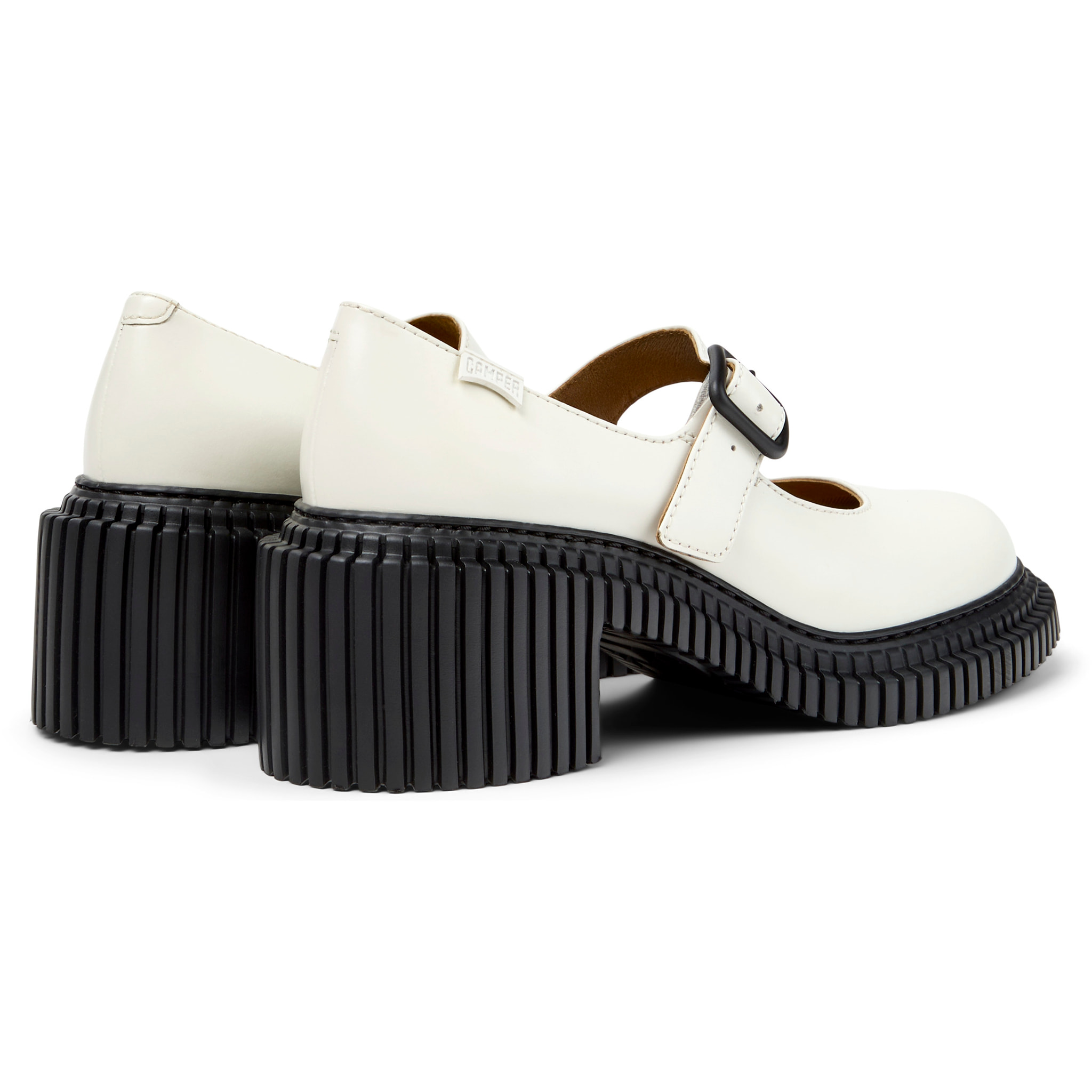 Bailarinas - CAMPER Pix London - Blanco - Cuero liso