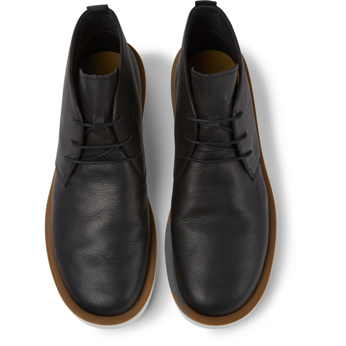 CAMPER Paviplus Negro/Wagon Bio Miel-Blanco - Botines Negro Hombre