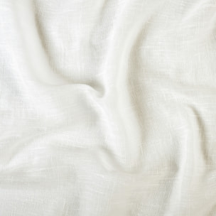 Voilage en polycoton chiné - Beige