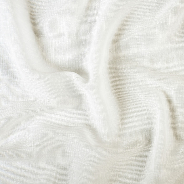 Voilage en polycoton chiné - Beige