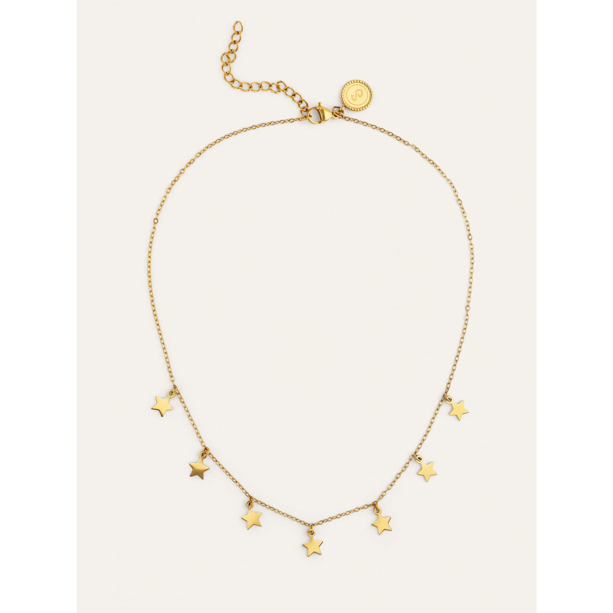 Collana Mini Stars Acciao Placcato Oro