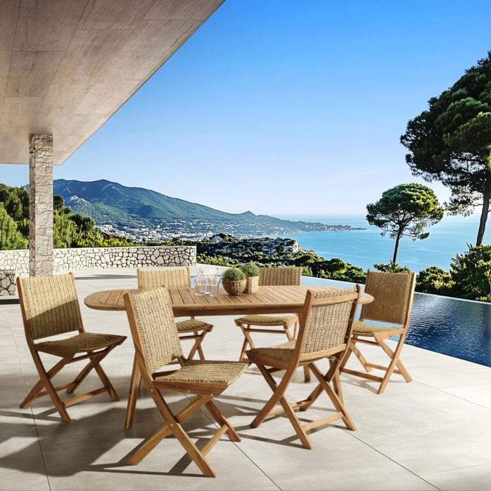VICK - Ensemble de jardin 6 places Phuket