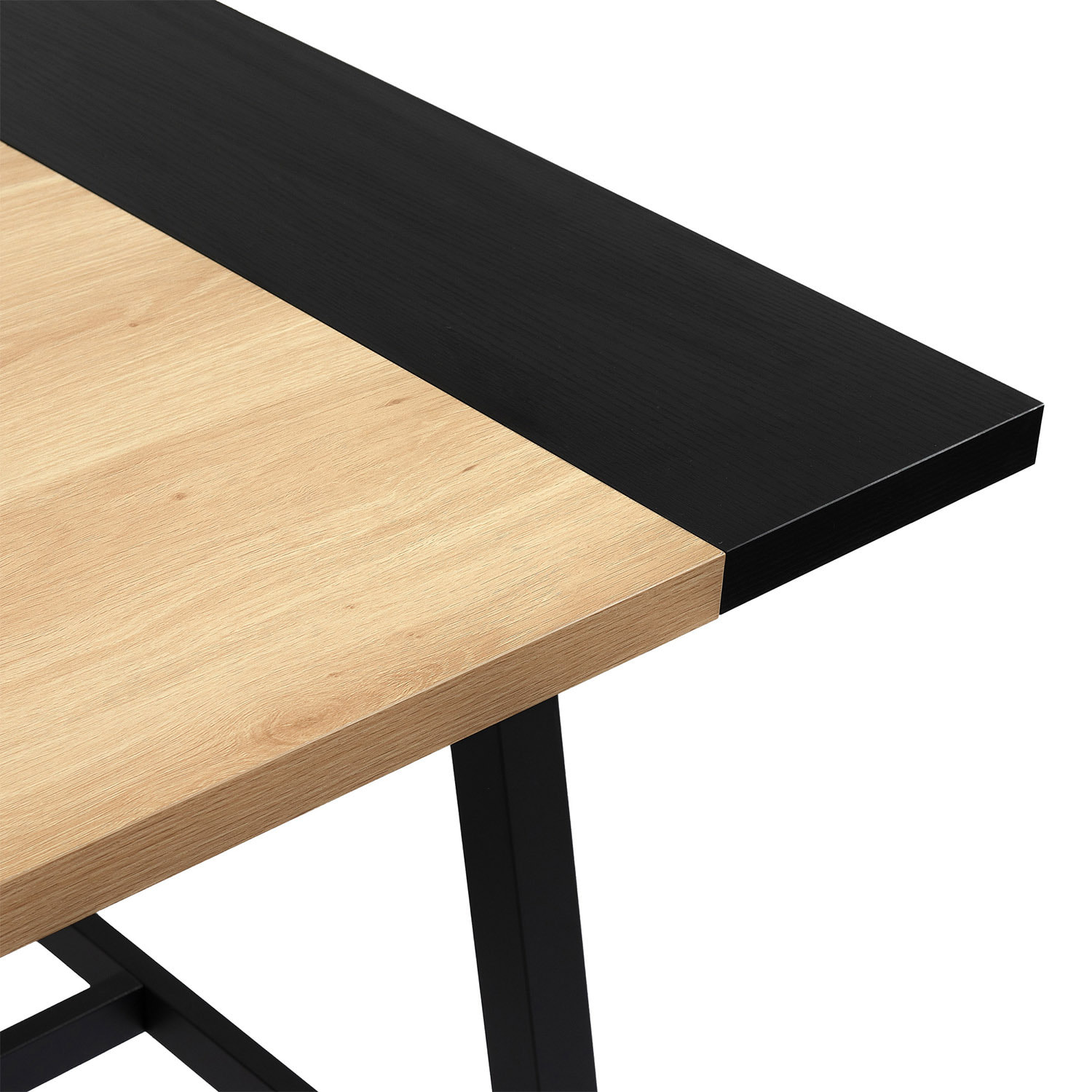 Mesa de comedor Caracas efecto Roble, 160 cm