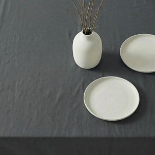 Nappe antitache au toucher tissu imperméable GREY NIGHT