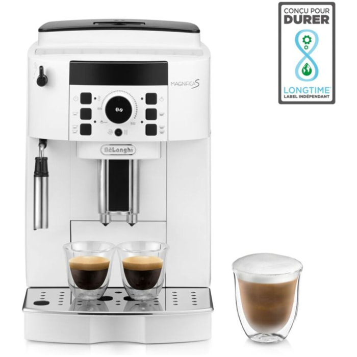 Expresso Broyeur DELONGHI Magnifica S ECAM21.117.W S11 blanc