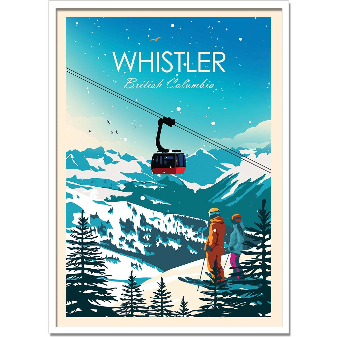 Affiche - Whistler British Columbia - Studio Inception