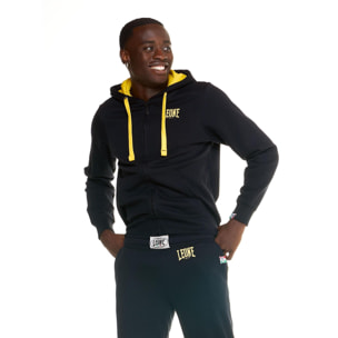 Tuta da uomo con cappuccio e zip Leone 1947 Apparel Vintage Small Logo