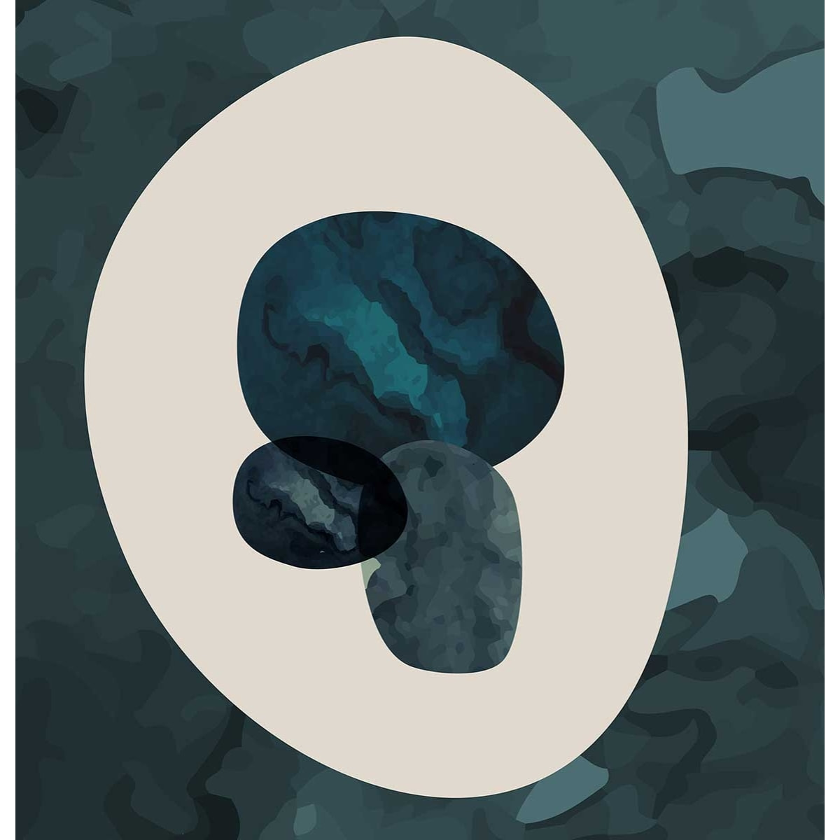 Tableau pierre labradorite Tableau alu Dibond