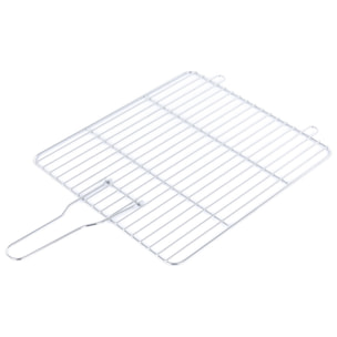 Grille simple en acier chromé – 39,5 x 36 cm