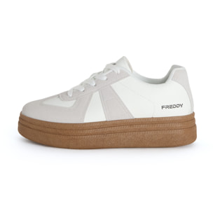 Sneakers Donna Platform Chunky in Similpelle